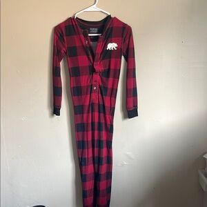Red and Black Plaid Onesie (Bin X)​